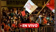 'Marchas en Lima' EN VIVO: manifestantes llegan al Congreso de la República por la avenida Abancay