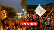 'Marcha en Lima' EN VIVO: PNP dispersa con bombas lacrimógenas a manifestantes hacia Acho