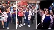 Rosa María Palacios se unió a la 'Marcha Nacional' en la plaza San Martín