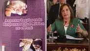 Revelan plagio en otro libro de coautoría de Dina Boluarte sobre medicina legal