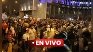 'Marchas en Lima': PNP hizo retroceder a manifestantes lanzando bombas lacrimógenas en av. Abancay