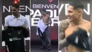 Paolo Guerrero alborotó a los hinchas de LDU de Quito al ponerse la camiseta en pleno estrado