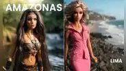 ¿Cómo se vería Barbie en cada región del Perú según la IA?