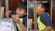 "Se ganó el saludo de Armonía 10": niño en Pisco deja su tarea porque suena 'Mentiras'