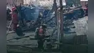 Ayacucho: decenas de animales murieron calcinados en un incendio que destruyó a 2 viviendas