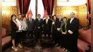 Presidente del Congreso rinde homenaje a Jaime Yoshiyama, involucrado en el caso Cócteles