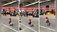 Niña a paso firme cautivó en desfile por Fiestas Patrias en Cajamarca: “Qué hermosura”