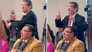 Julio Castiglioni, abogado de regidora de San Isidro, insulta a vecinas que piden su vacancia