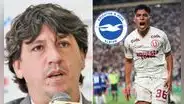 Ferrari respondió claro sobre el supuesto seguimiento del Brighton de Inglaterra a Piero Quispe