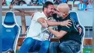 El emotivo encuentro entre Claudio Pizarro y Pep Guardiola en Tokio por amistoso internacional