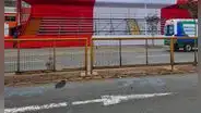 Parada Militar 2023: borran nombres de espacios lotizados en la pista de la Av. Brasil
