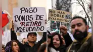Protestas en Chile: maestros convocan paro de 24 horas para exigir millonario pago de deuda histórica