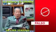 Médico japonés no promete la cura de la diabetes tipo 2 en una semana en video: usaron su imagen