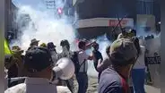 Protesta social volvió asediar a los desfiles cívico-militar en Arequipa y Puno