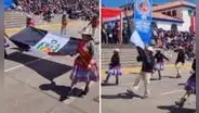Desfile con banderas negras por Fiestas Patrias en Cusco: “Es la tristeza de nuestro país”