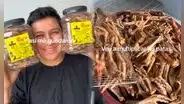 Joven muestra su emprendimiento de patitas deshidratadas y se vuelve viral: "Se me antojó"