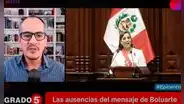 Gómez Fernandini sobre mensaje de Dina Boluarte: "No mencionó nada del adelanto de elecciones"