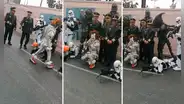 Policías se toman fotos con ‘villanos’ y usuarios reaccionan: “Son como niños”