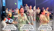 Músicos del Ejército del Perú arman 'conciertazo' de cumbia y sorprenden con su talento