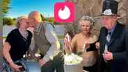 Hombre de 90 y mujer de 83 años se conocen por Tinder y se casan: “¡Fue amor a primera vista!”