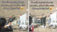 Mujer peruana enseña a su hija peculiar manera de tender las zapatillas: “Qué buena idea”