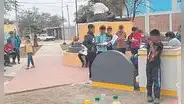 Lambayeque: niños estudian al aire libre por retraso de obras