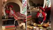 Artesanas cusqueñas impresionan a turistas exponiendo en 3 idiomas: “Habla inglés mejor que yo”