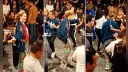 Turista deslumbra al bailar ‘Anaconda’ en parque Kennedy: “Se le metió el espíritu de la selva”