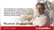Meritocracia a la entrada y a la salida, por Humberto Campodónico