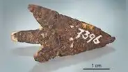 Encuentran en Suiza una punta de flecha de hace 3.000 años fabricada con material extraterrestre