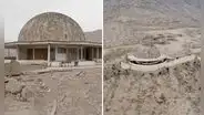 La historia del enorme planetario abandonado en la punta de un cerro: ¿cómo es por dentro?