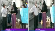 Perrito callejero olfatea y orina en reportera durante transmisión en vivo: “Dejó huella”