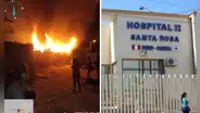 Hombre sufrió quemaduras de tercer grado tras salvar a su hijo de incendio en Piura