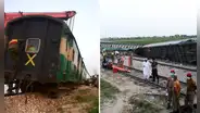Tragedia en Pakistán: 30 muertos y 80 heridos deja un descarrilamiento de tren en el sur del país