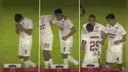 Alfonso Barco rompió en llanto tras el partido y tuvo que ser consolado por sus compañeros