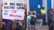 "De mala calidad": madres denuncian cambio de productos en vaso de leche de SJL
