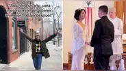 Mexicana viajó a EE. UU. para perfeccionar su inglés y termina casándose: “Mejoró nivel máster”