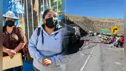 Piden apoyo al Minsa para trasladar hacia hospital a joven de accidente en carretera Arequipa-Puno