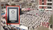 Huancayo bate Record Guinness con la lección de huaylarsh más larga del mundo, con casi 400 personas