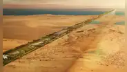 La ciudad futurista The Line: video muestra el avance de su construcción y cómo será por dentro