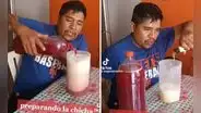 Arequipeño prepara chicha gruesa con cerveza Cusqueña y es cuestionado: “Con Arequipeña”