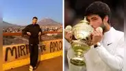 Sebastián Yatra 'entrena' en Arequipa y reta a Carlos Alcaraz, el tenista n.° 1 del mundo
