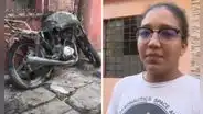 Breña: vecinos quemaron moto de una joven en presunto acto de xenofobia