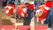 Perrito es disfrazado de rocoto relleno en Arequipa y causa furor: "Qué cosita más hermosa"
