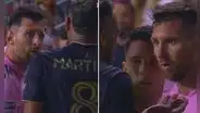 El video viral de Messi encarando al venezolano Martínez durante el Inter Miami vs. Philadelphia