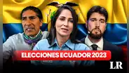 ¿Quién va ganando las elecciones 2023, según la última encuesta electoral en Ecuador?