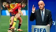 Gianni Infantino sobre igualdad salarial en mundiales masculino y femenino: "No resolvería nada"