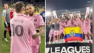 El gran gesto de Messi con el excapitán del Inter Miami a la hora de alzar la Leagues Cup
