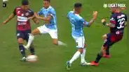 Yotún se salvó de la roja: los 2 pisotones que no revisó el VAR contra el jugador de Cristal