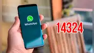 ¿Qué significa si una persona te envía el número ‘14324’ a través de WhatsApp?